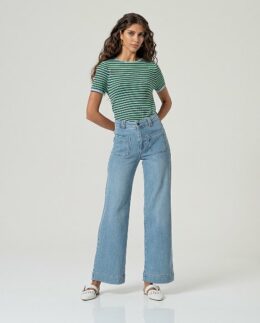 Broek Wide Leg Sky Blue SS26 - Surkana