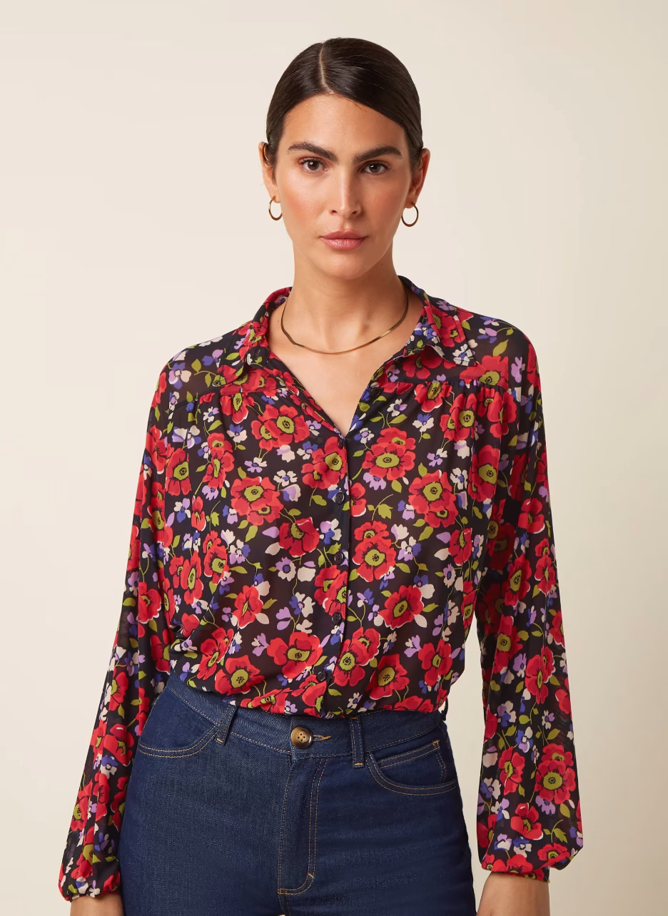 Blouse Leila Baia - Black - King Louie