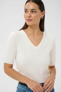 Trui KAlizza V-Neck - Chalk - Kaffe