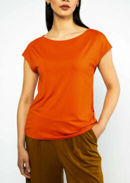 T-shirt Breezy Flowgirl - Sunset of Cannes Red - Blutsgeschwister