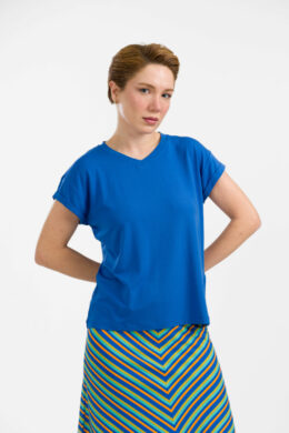Top Vera LASU26433 - Plain Blue - Lalamour