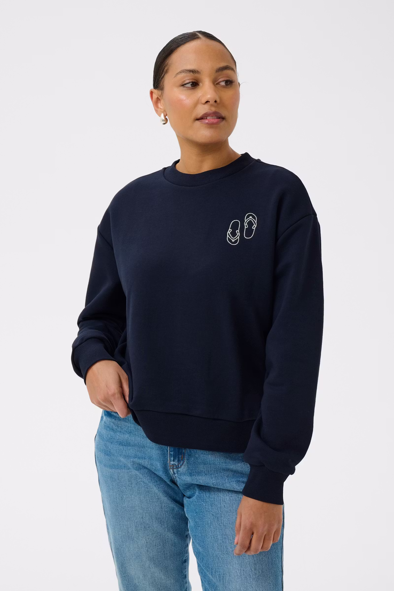 KAlilje Sweater - Midnight Marine / Blue - Kaffe