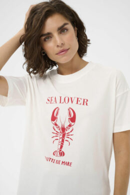 T-shirt KAannemette - Chalk - Kaffe