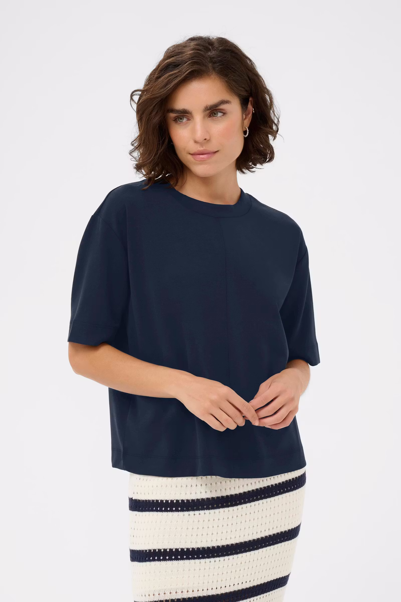 T-shirt KAannie - Midnight Marine - Kaffe