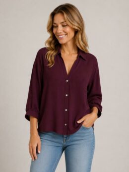 Blouse Marijke Plum &Co Woman