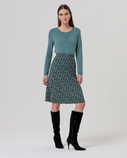 Rok Midi - Bottle Green - Surkana