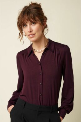 Blouse Carina Viscose Light - Porto Red - King Louie