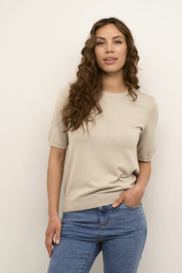 Trui KAlizza Round Neck - Feather Grey - Kaffe