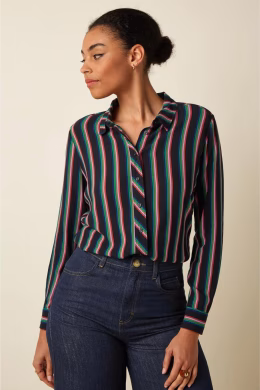 Blouse Rosie Harley Stripe - Black - King Louie