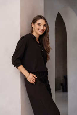 Blouse Lotus - Dark Chocolate - &Co Woman