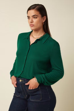 Blouse Carina Vyne - Pine Green - King Louie