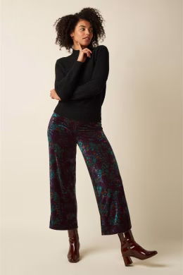 Broek Sara Sierra Velvet - Black Sierra Velvet - King Louie