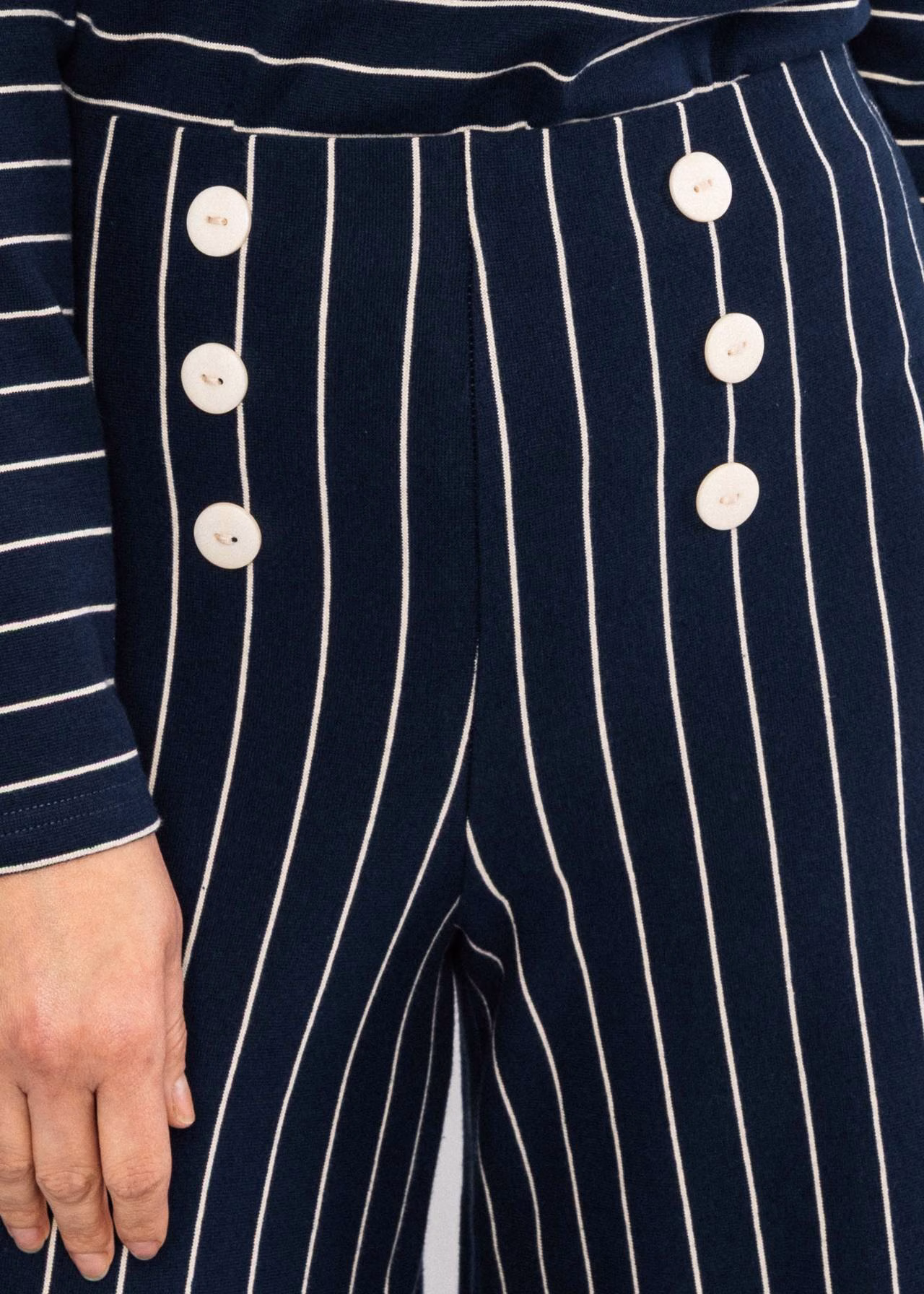 Broek Stereo Rainbow Sailorette - Blue Line Stripes - Blutsgeschwister