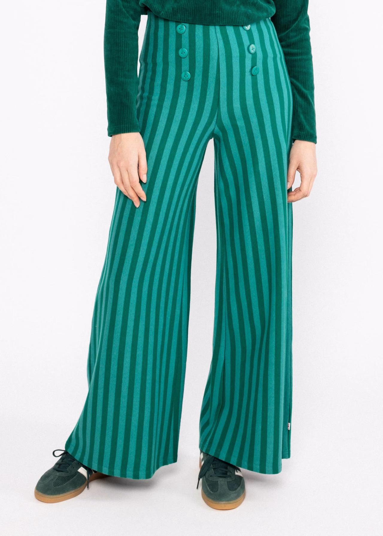 Broek Stereo Rainbow Sailorette - Emerald Line Stripes - Blutsgeschwister
