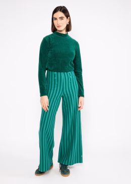 Broek Stereo Rainbow Sailorette - Emerald Line Stripes - Blutsgeschwister