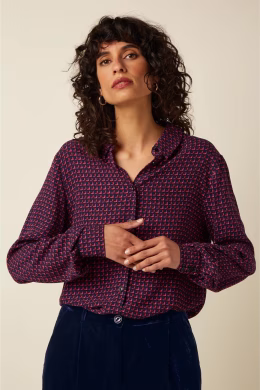 Blouse Maisie Chartre - Evening Blue - King Louie