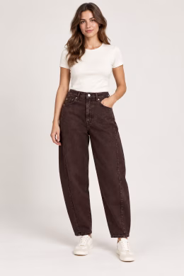 Jeans Baggy Balloon - Bruin - Norfy