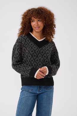 Pullover KAsirens Knit - Black - Kaffe