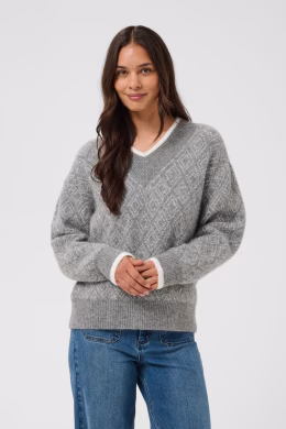 Pullover KAsirens Knit - Grey Melange - Kaffe
