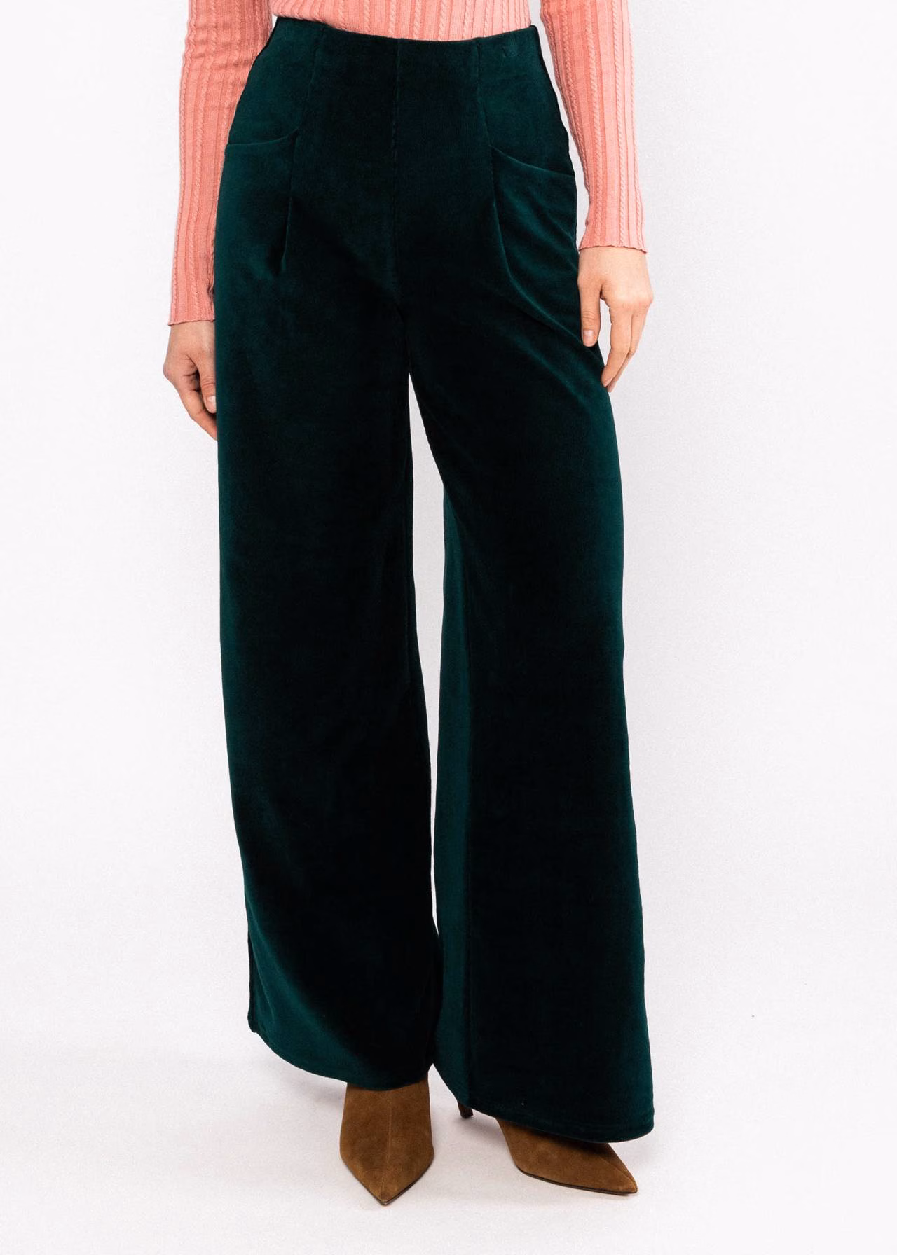 Broek Soft and Fitted High Waist - Art Nouveau Green - Blutsgeschwister