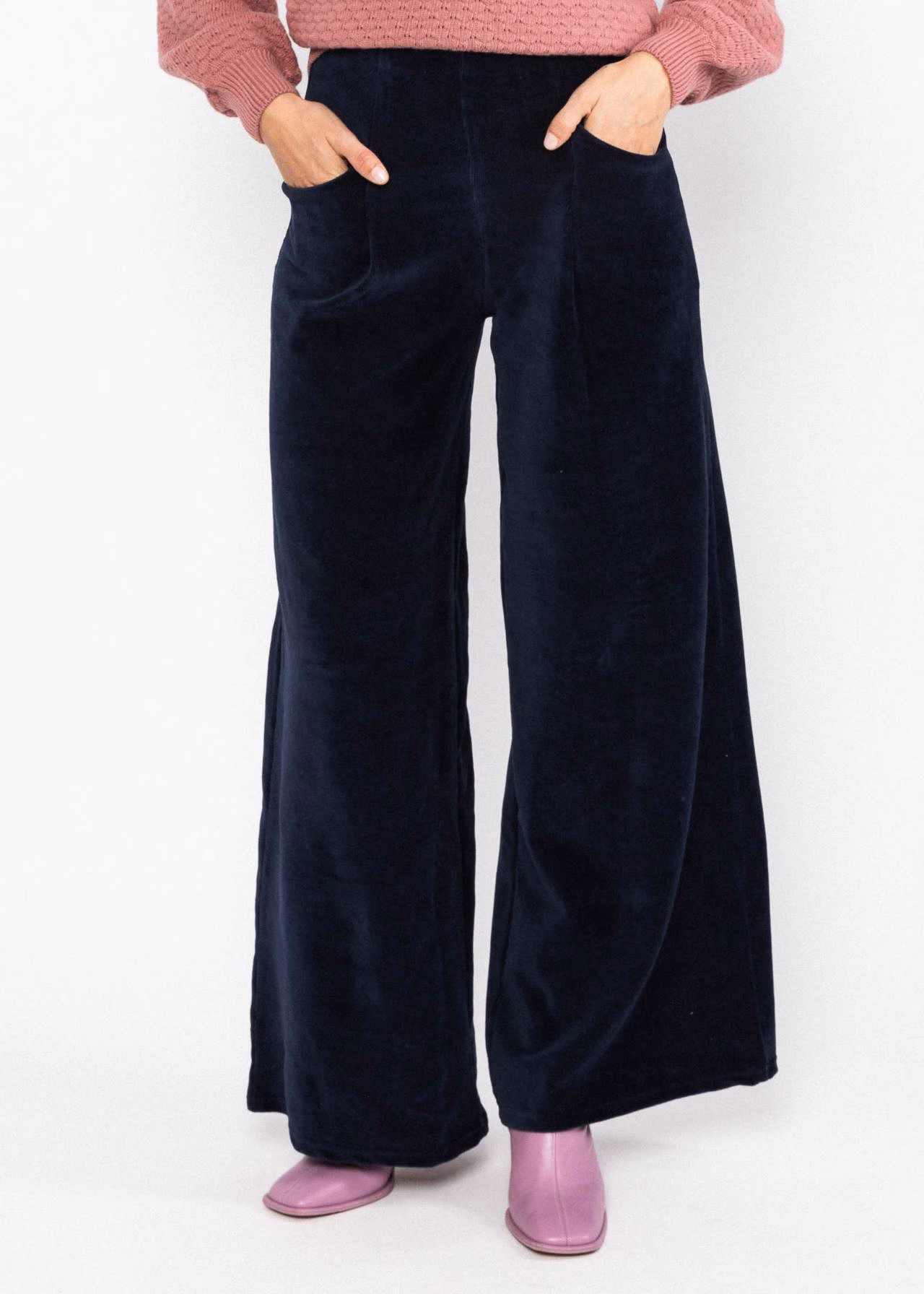 Broek Soft and Fitted High Waist - Fun Fair Blue- Blutsgeschwister