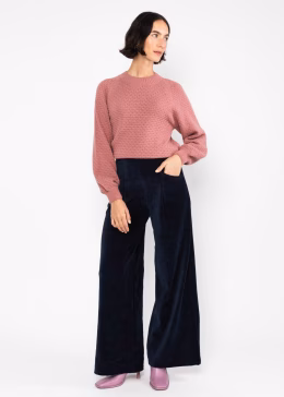 Broek Soft and Fitted High Waist - Fun Fair Blue- Blutsgeschwister