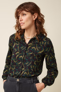 Blouse Maisie Sage - Black - King Louie
